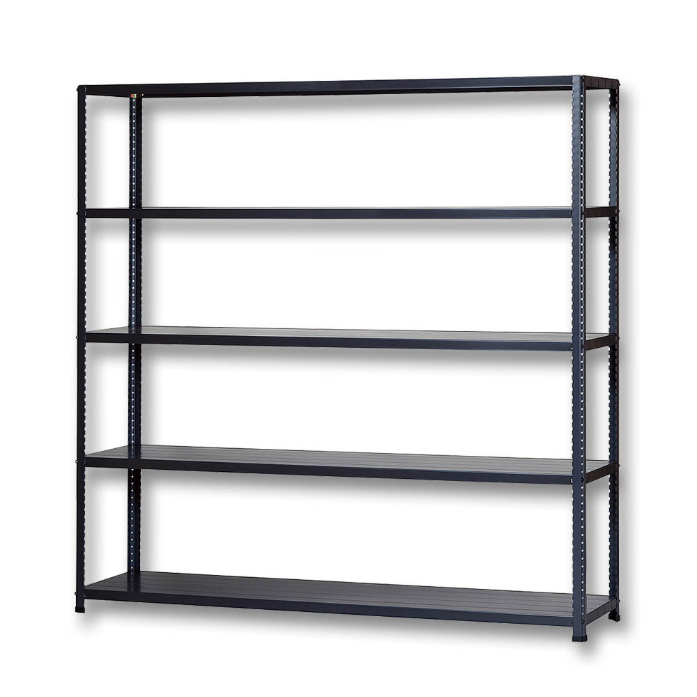 スチールラック5段 150kgタイプ ネオブラック JF-4 | ジョイフル本田