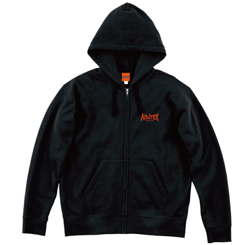アルビレックス新潟 ORANGISTA×ALBIREX フルジップパーカー（ブラック