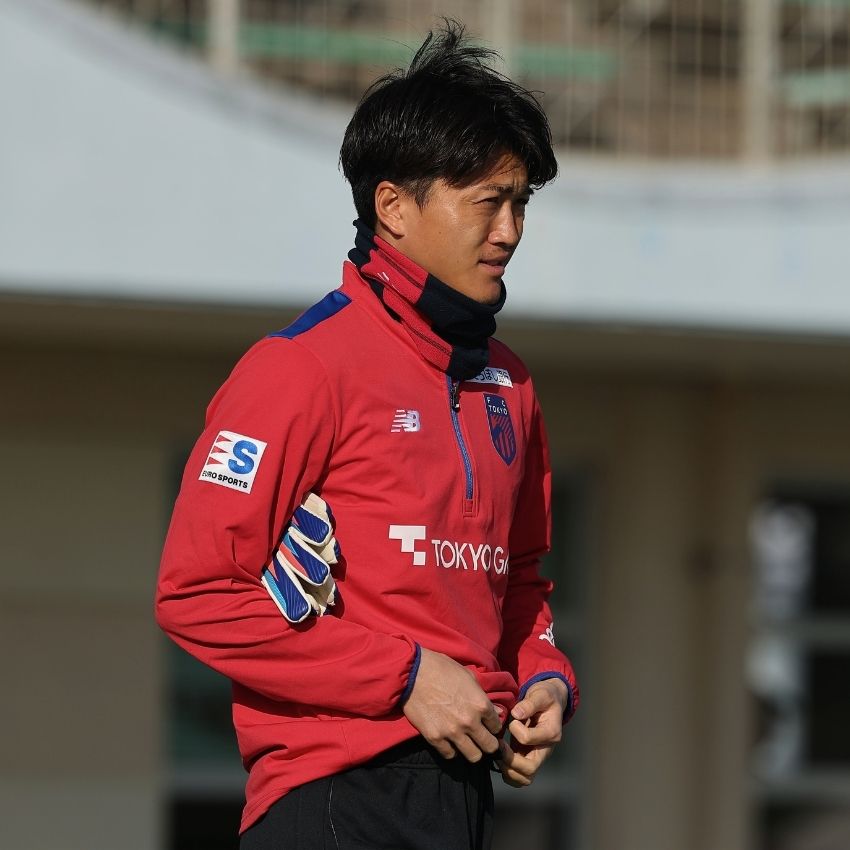 FC東京 26 小平練習着 GK用 ウォームアップハーフジップジャージ