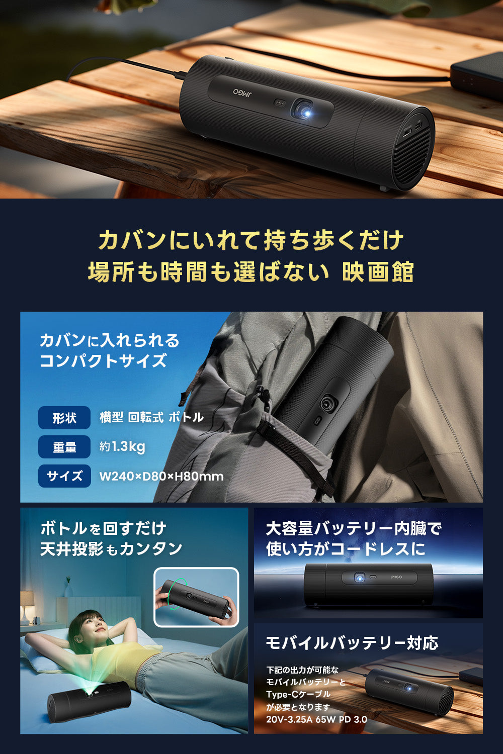 Netflix対応】JMGO PicoFlix – JMGO（ジェイエムゴー）- JMGO