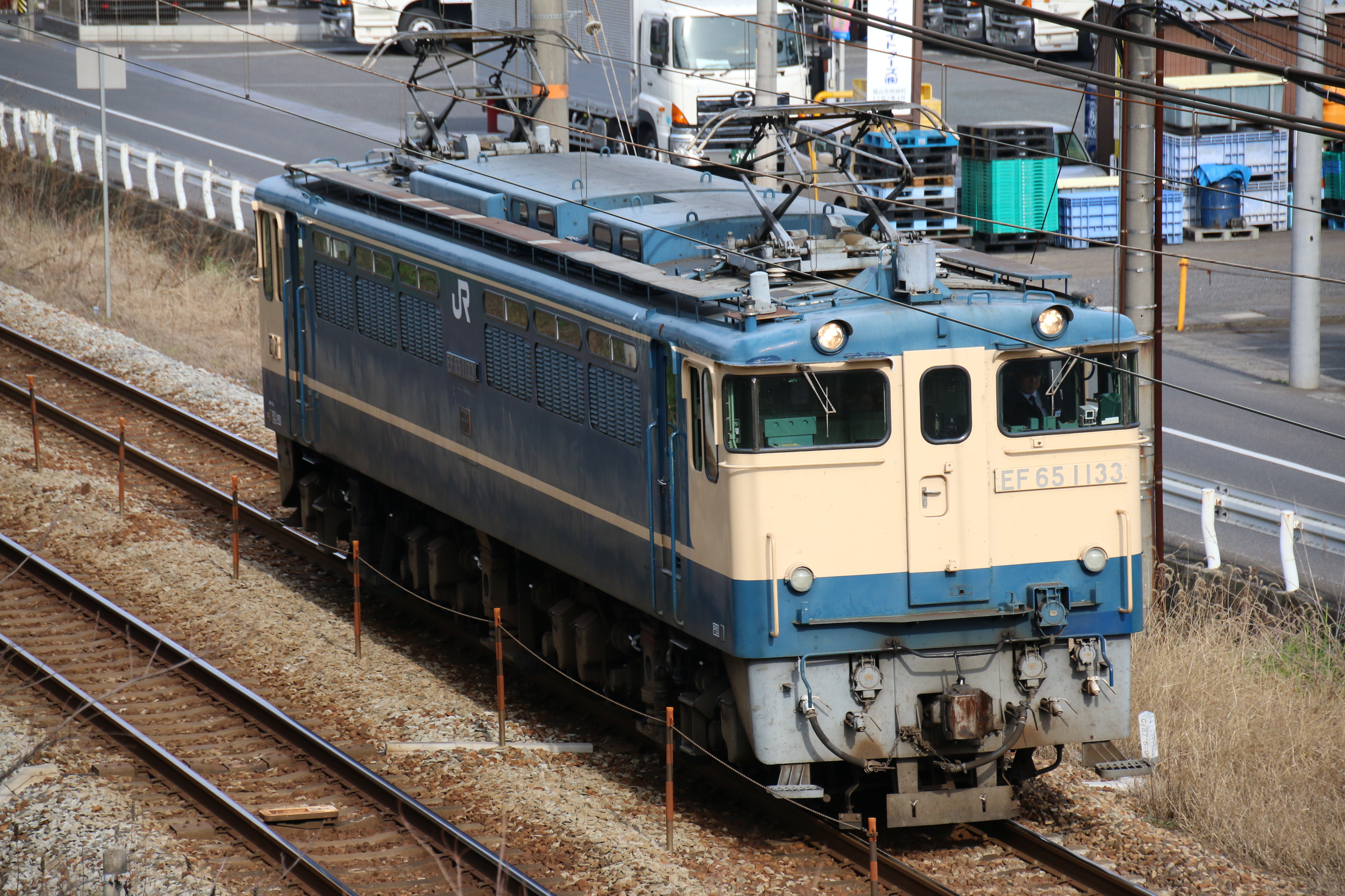 2016/04/09 EF65-1133号機の単9363レがやって来た！ | 山陽鉄道ちゃんねる