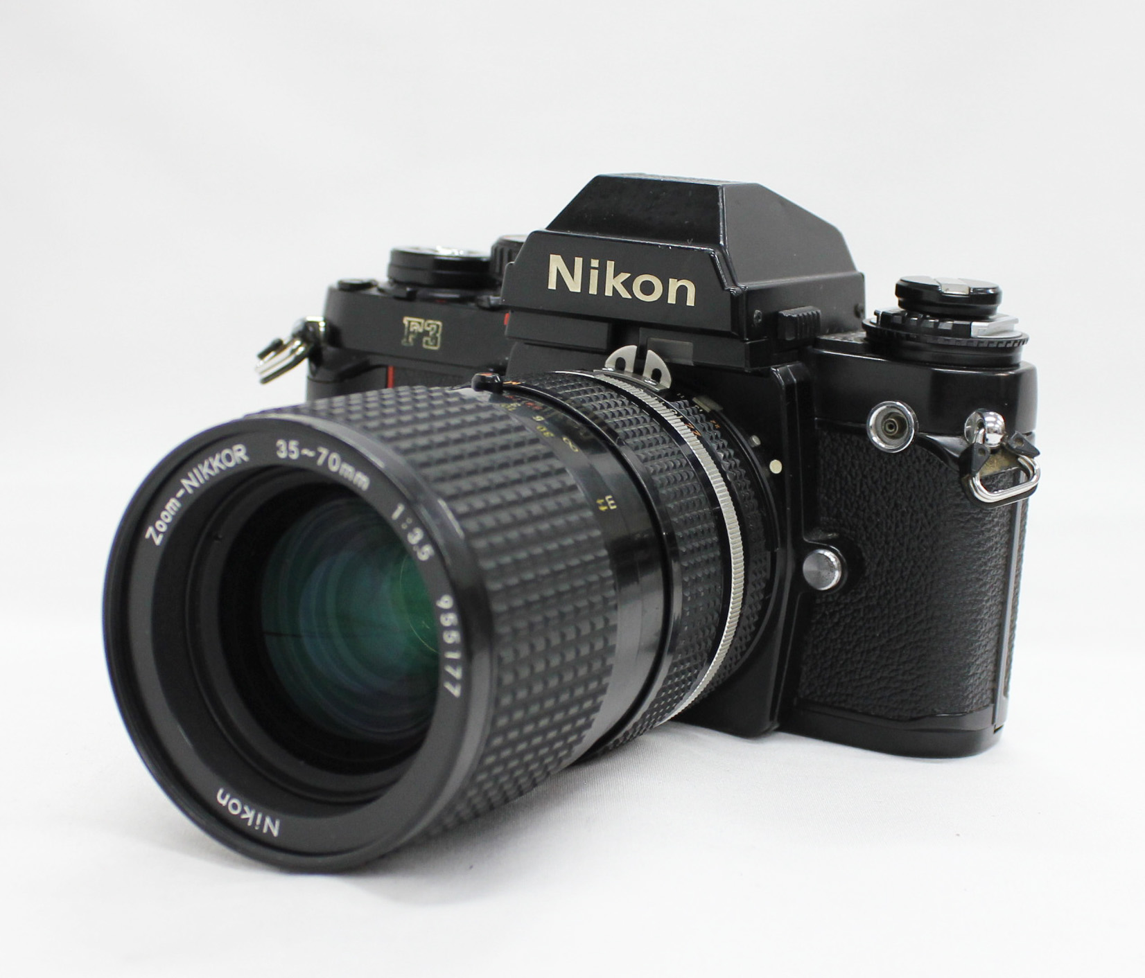 Nikon F3 SLR Camera with Ai-s Zoom-Nikkor 35-70mm F/3.5 Lens from