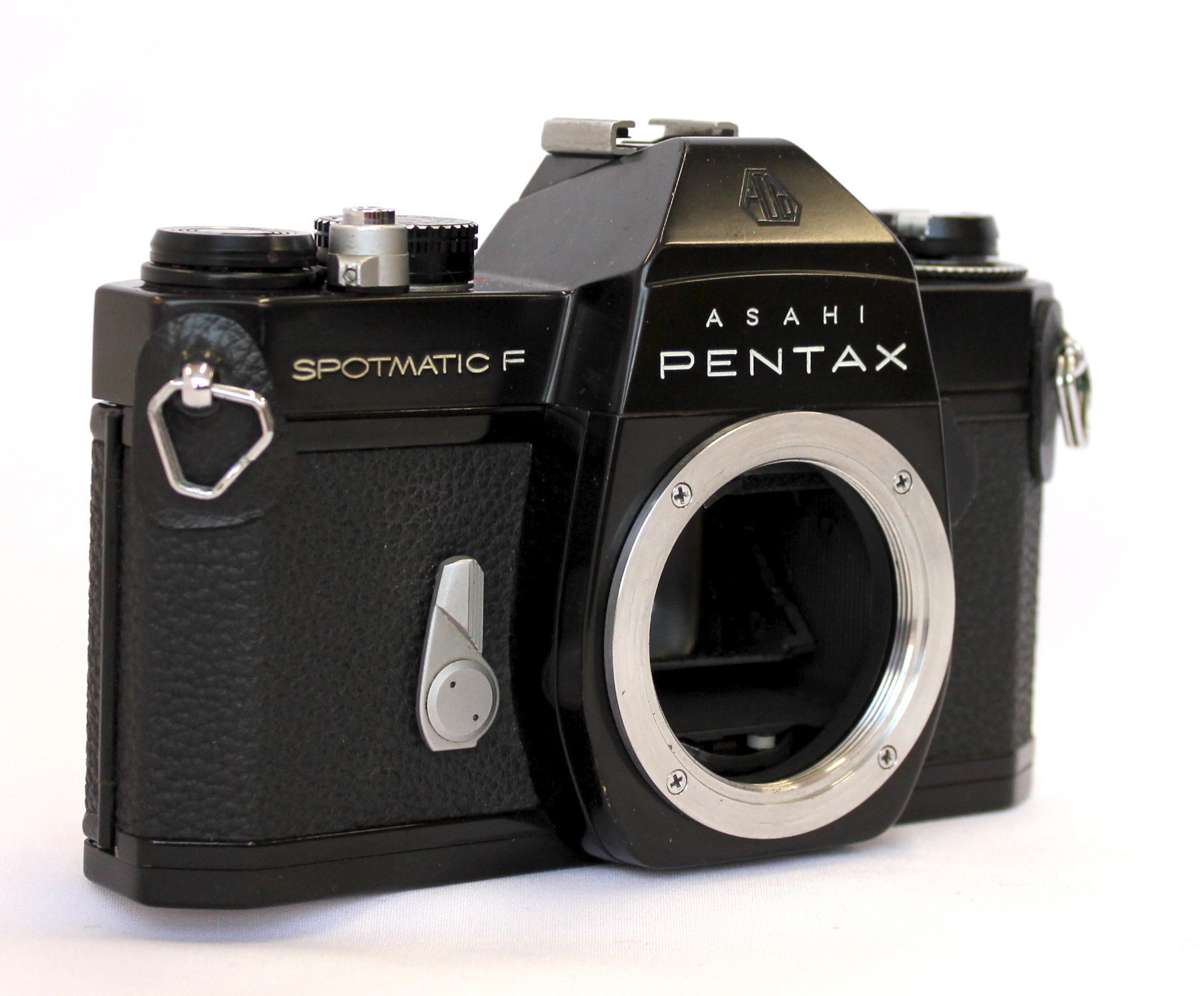 Asahi Pentax Spotmatic F SPF Black SLR Camera w/ Super-Takumar