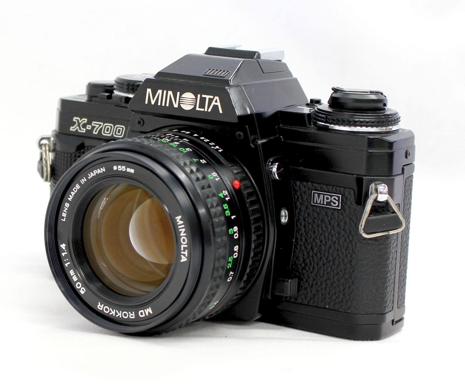 Minolta New X-700 SLR Film Camera with MD Rokkor 50mm F/1.4 from