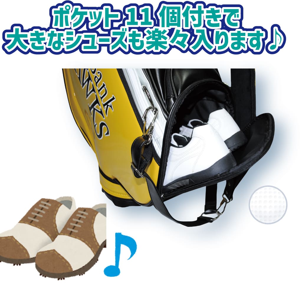 NEW ソフトバンクホークス 鷹祭SUMMER BOOST 10.0型キャディバッグ