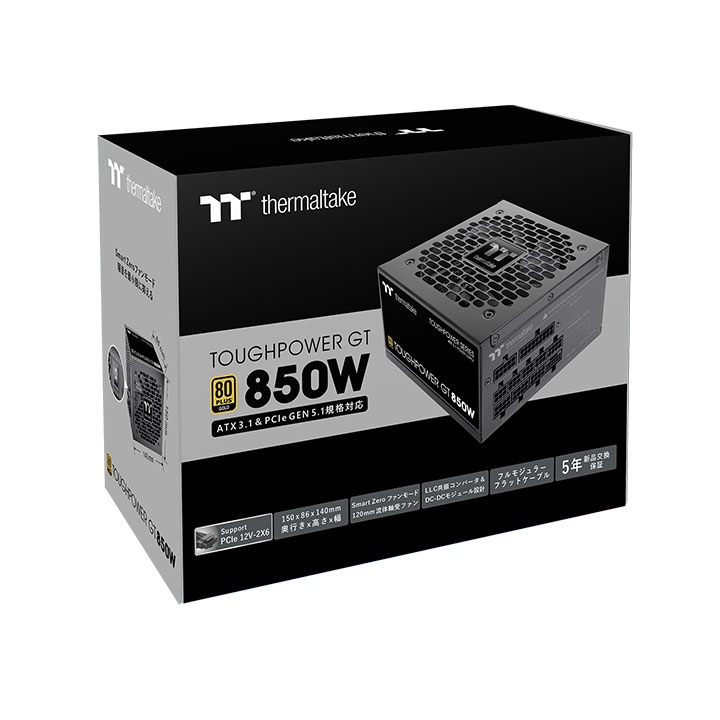 ThermaltakeThermaltake TOUGHPOWER GT 850W ATX 3.1 US Thermaltake
