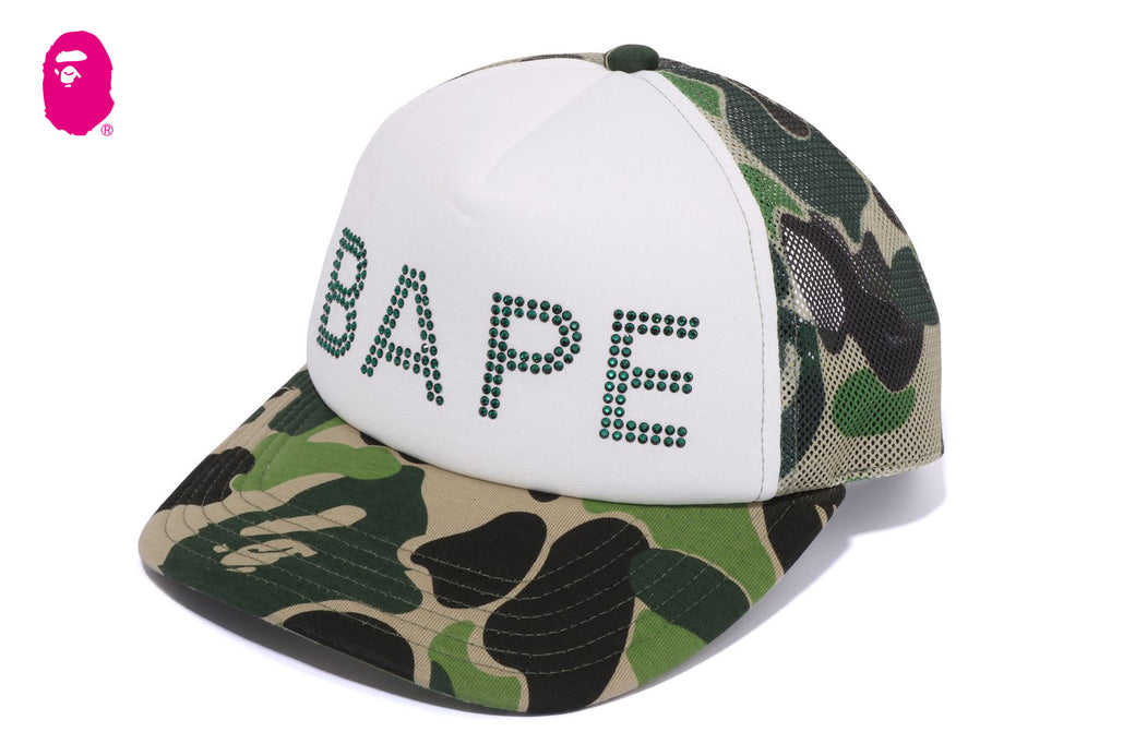 ABC CAMO CRYSTAL STONE MESH CAP | bape.com
