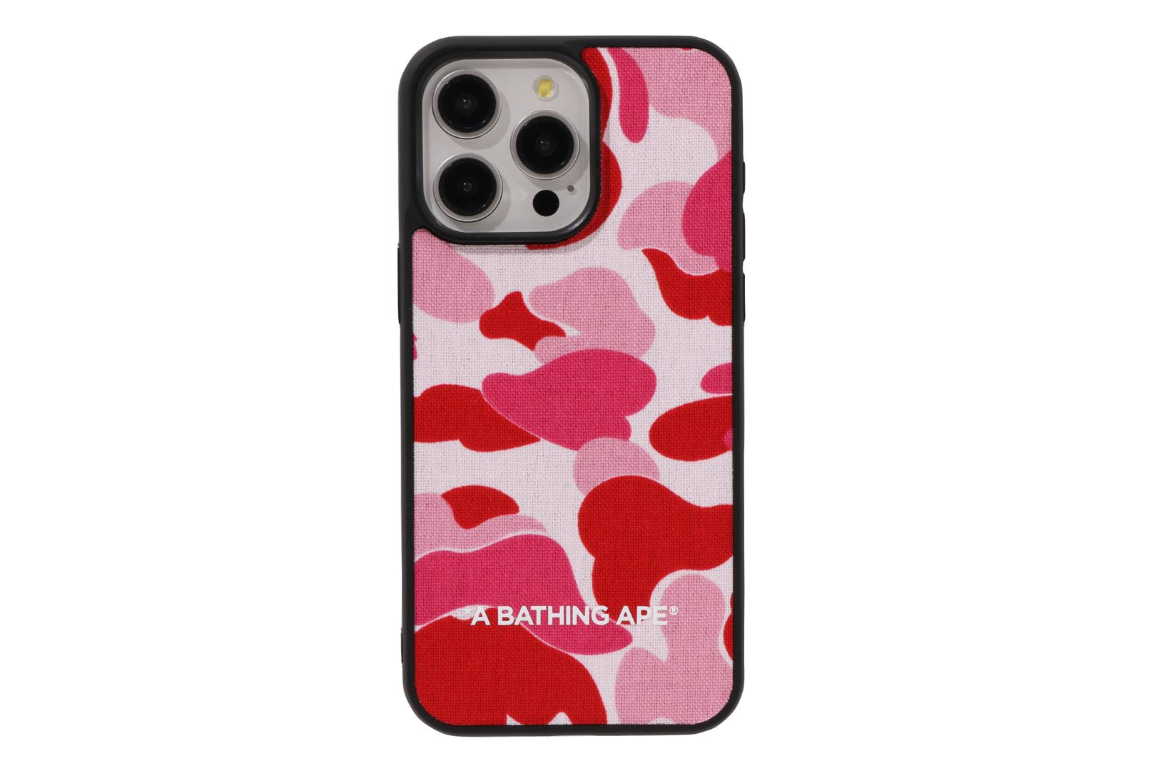 ABC CAMO CLOTH FABRIC IPHONE 15 PRO MAX CASE | bape.com