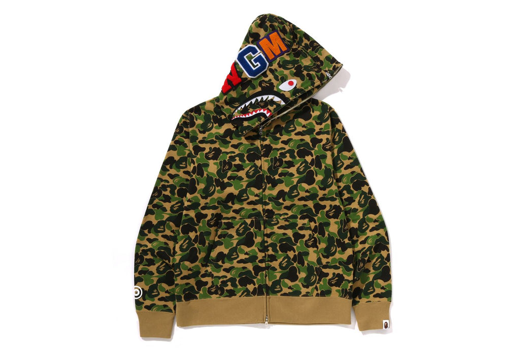 ABC CAMO SEPARATE SHARK FULL ZIP HOODIE | bape.com