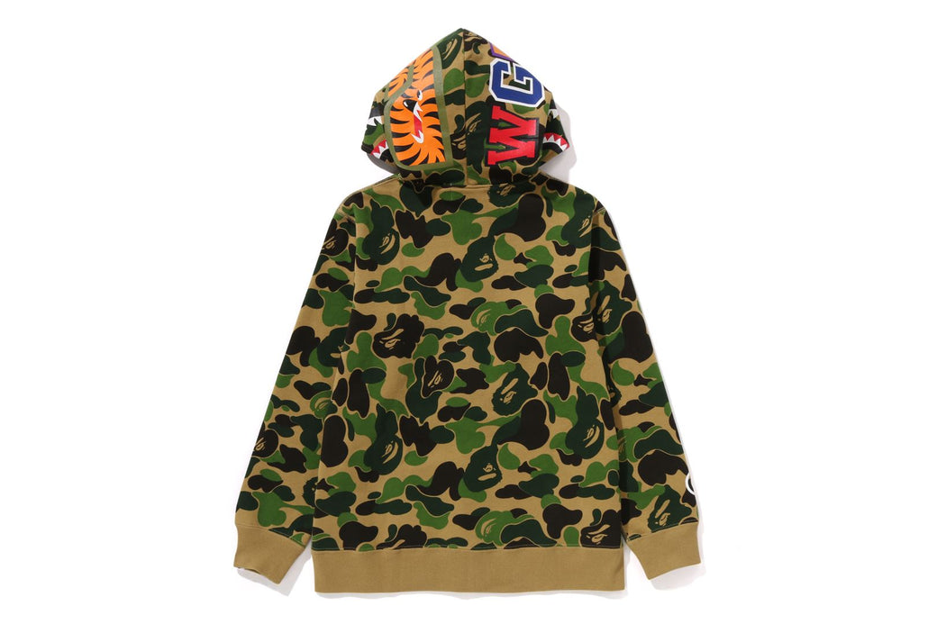 ABC CAMO SHARK ZIP HOODIE | bape.com