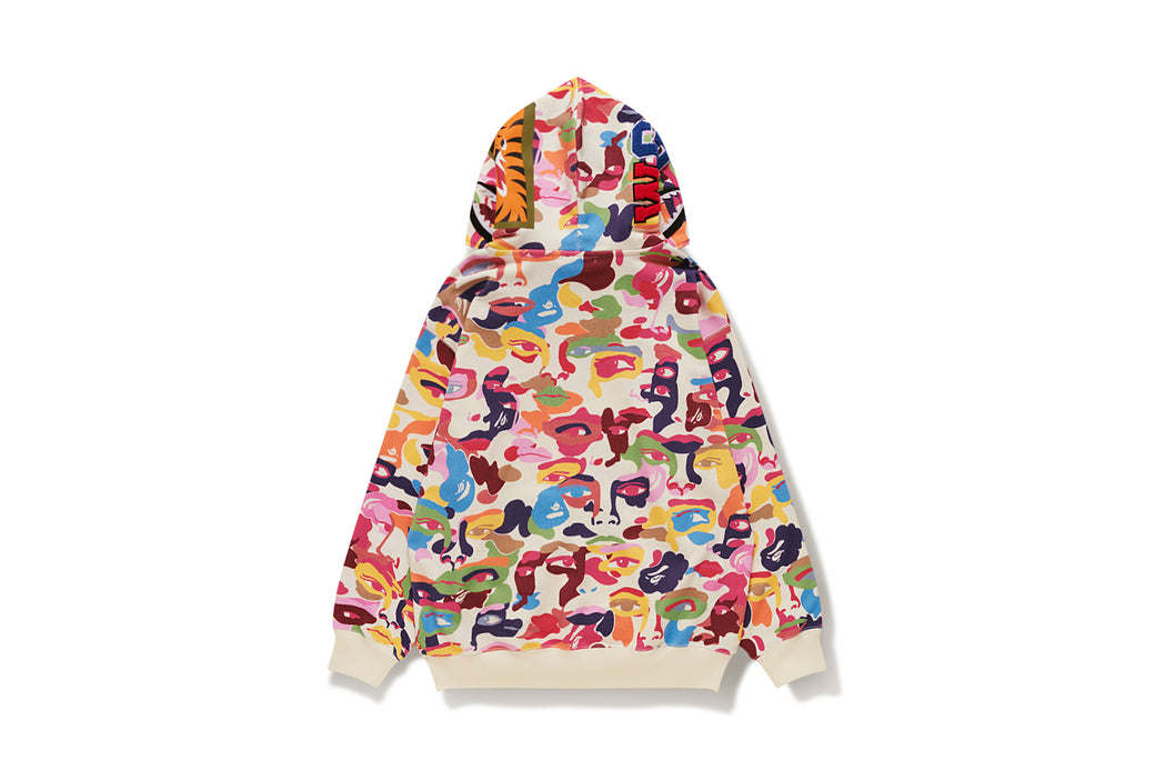 BAPE X KIDSUPER 】CAMO SHARK FULL ZIP HOODIE | bape.com