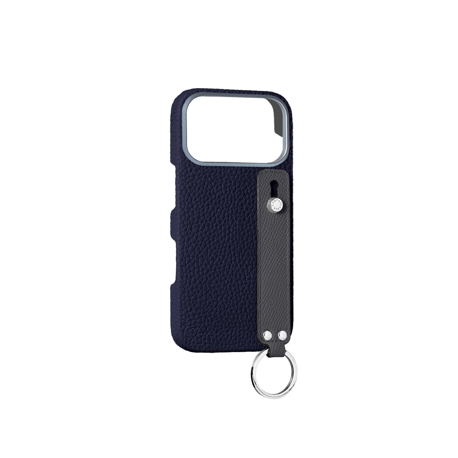 iPhone 17 Pro Max) ハンドル付き バックカバーケース シュリンクレザー