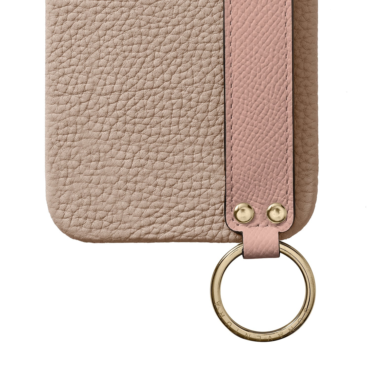 iPhone 15) ハンドル付き バックカバーケース シュリンクレザー