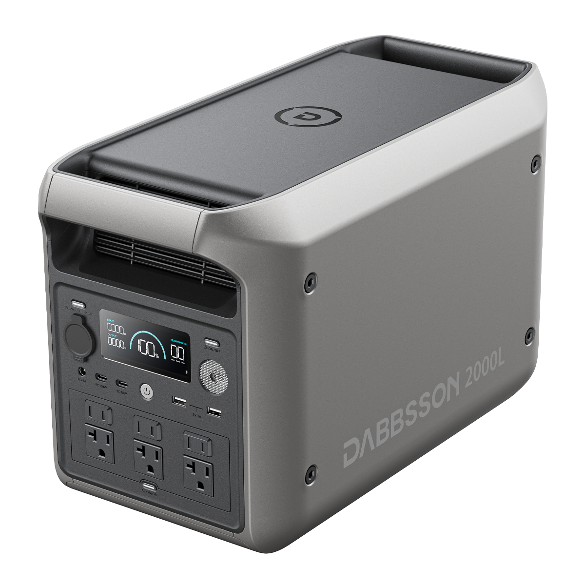 Dabbsson 2000L ポータブル電源 | 2048Wh,2200W