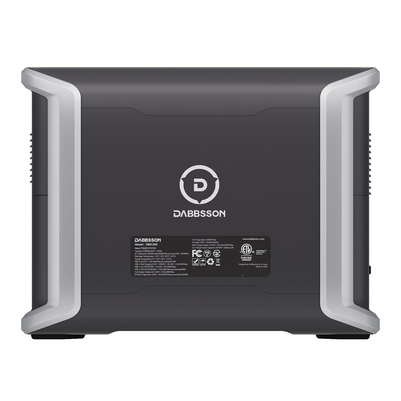 Dabbsson DBS1300 ポータブル電源｜1330Wh & 1200W 高出力 ダブソン