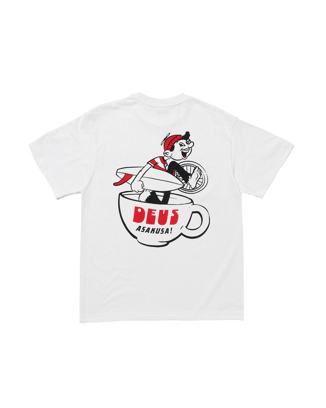 CUP & SURF TEE (JAPAN FIT) – Deus Ex Machina/デウスエクスマキナ
