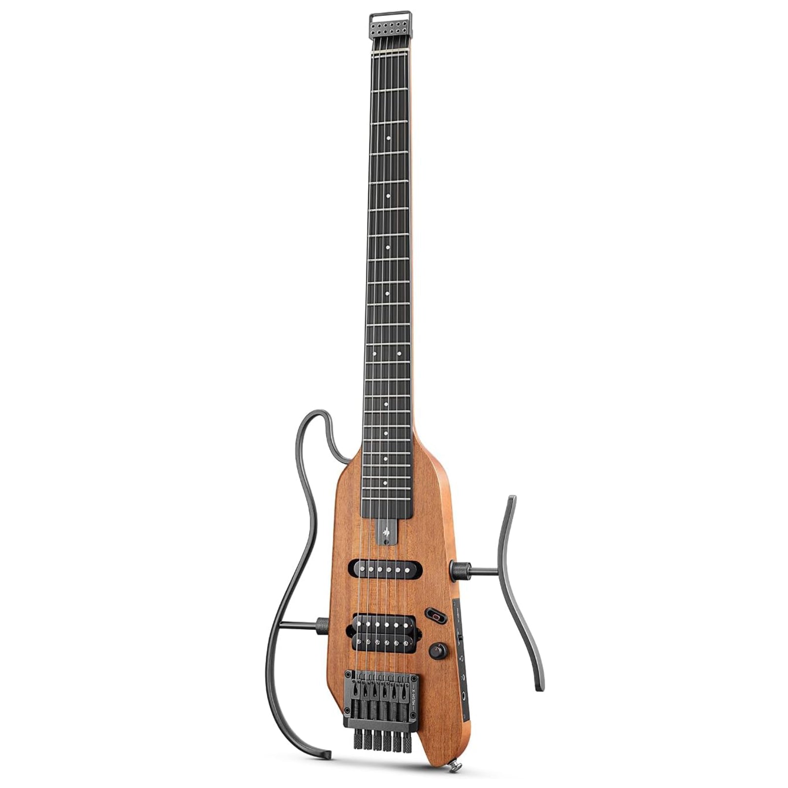 HUSH-X ヘッドレス 携帯型 トラベルエレキギター Donner