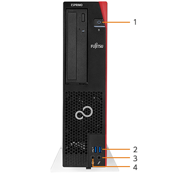 富士通デスクトップ パソコン ESPRIMO D588/V 各部名称/外観 - FMWORLD