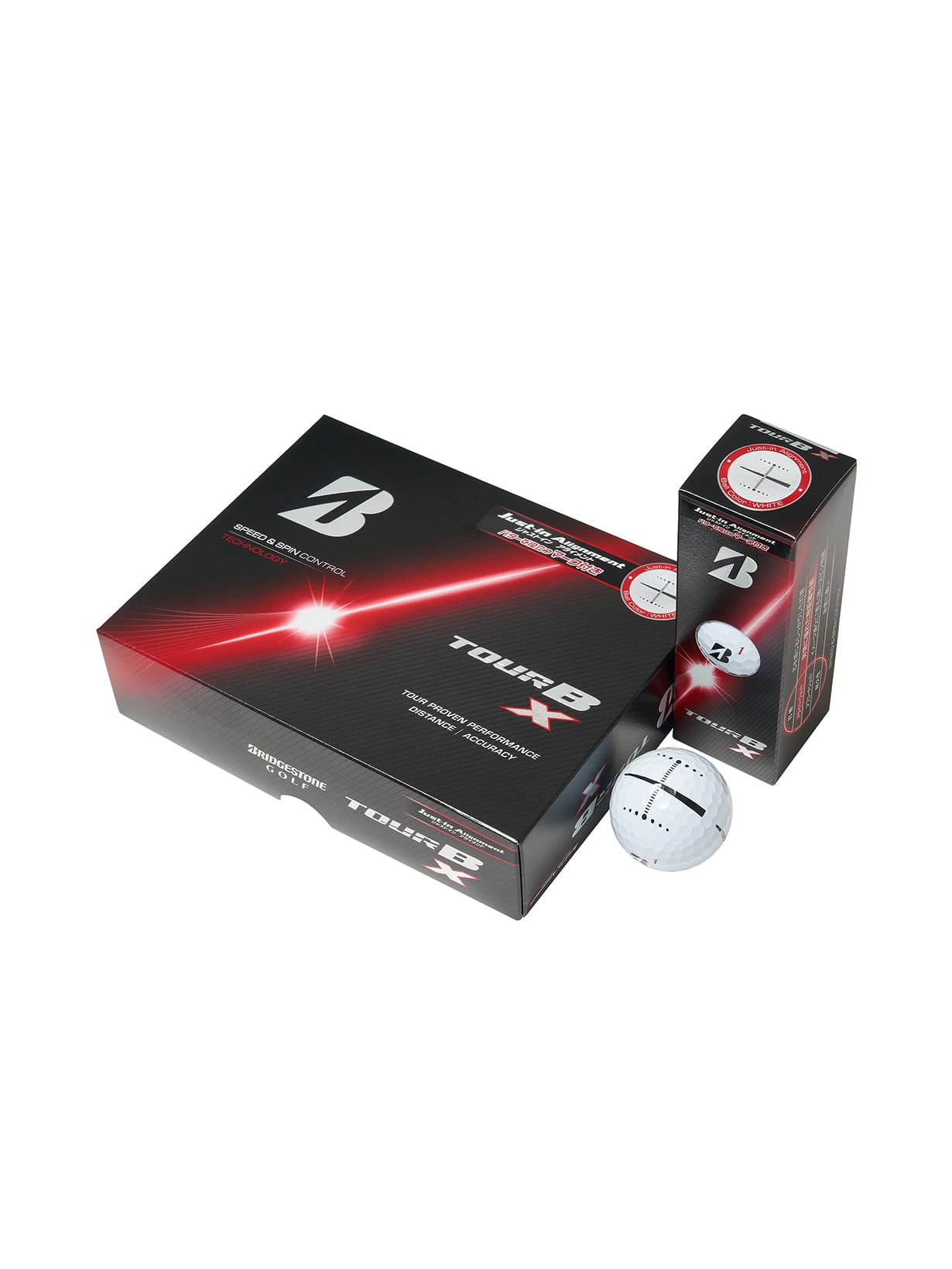 2月6日発売】TOUR B X Just-in Alignment（ホワイト） [1ダース：12個