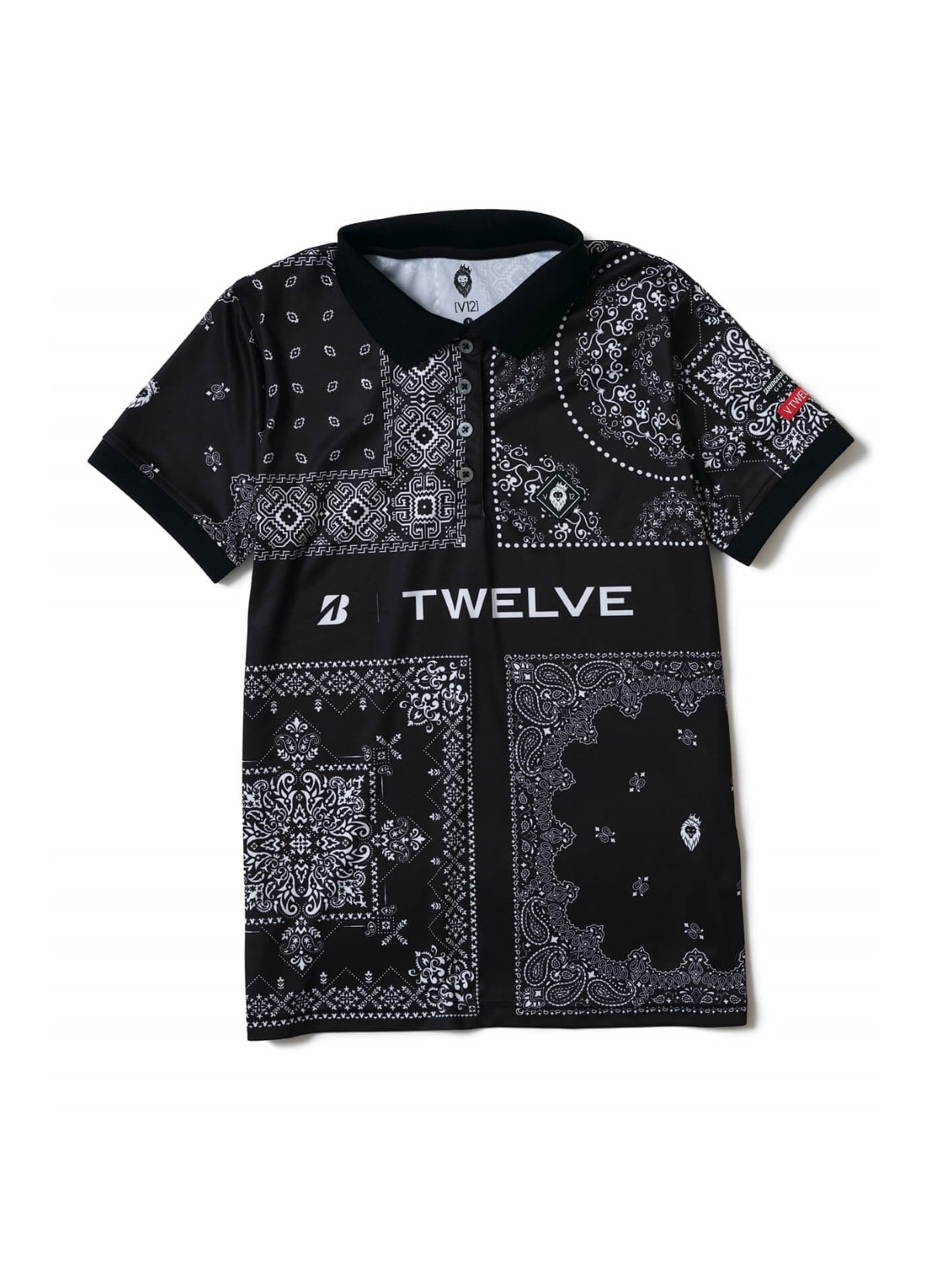 V12 コラボウエア レディス ポロシャツ BS BAN POLO(S WH（ホワイト