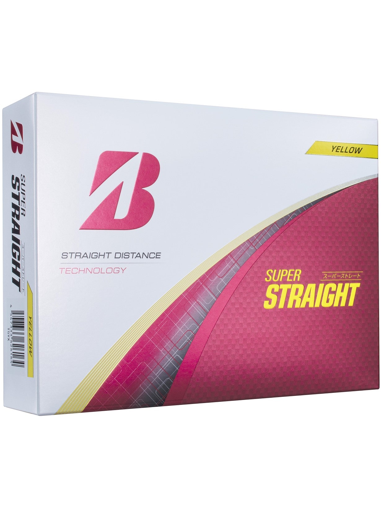 SUPER STRAIGHT（イエロー） [1ダース：12個](イエロー): ボール