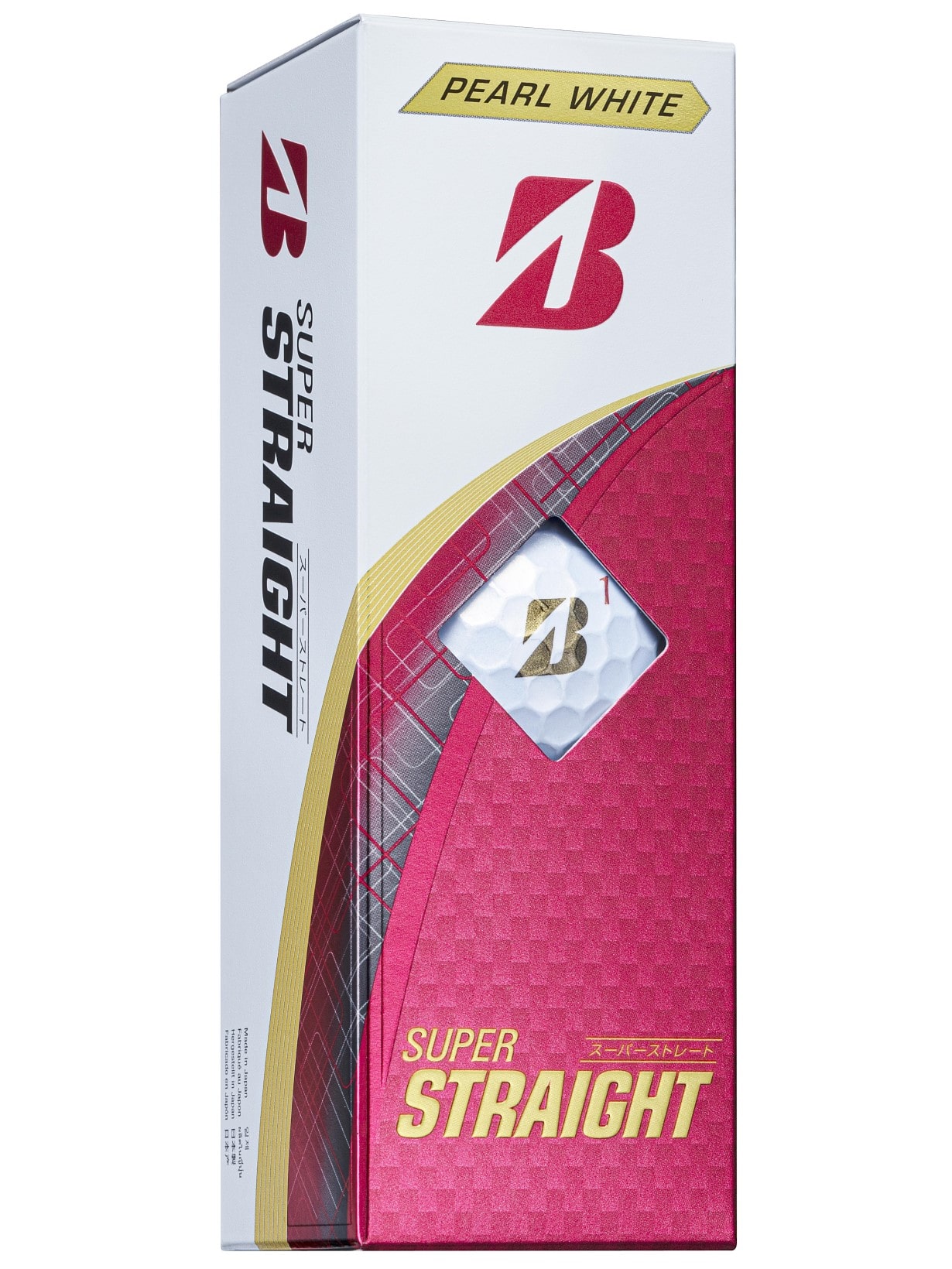 無料オウンネーム】SUPER STRAIGHT（パールホワイト） [3ダース：36個