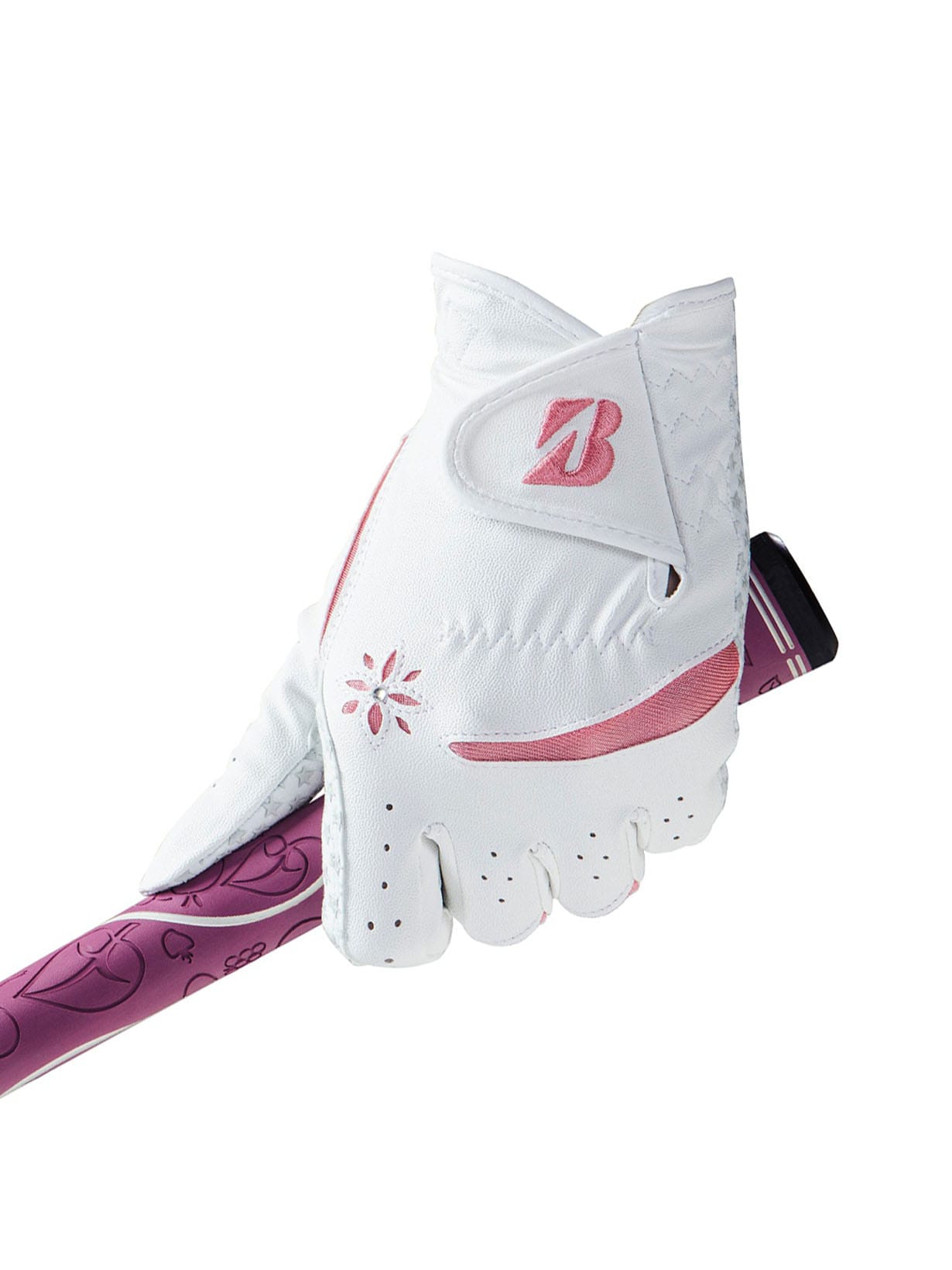 ULTRA GRIP LADY(18(18cm) WP(白/ピンク）): ギア|BRIDGESTONE GOLF