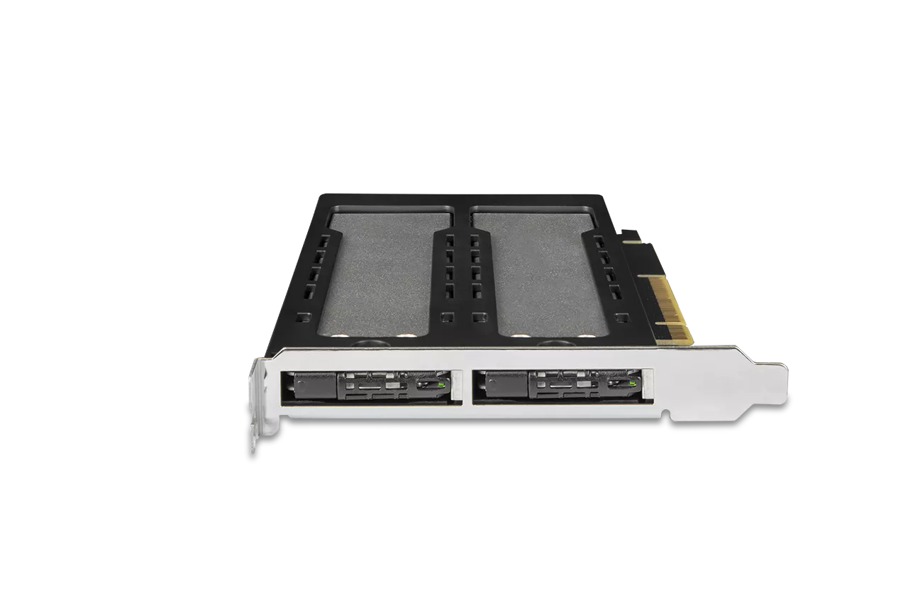 MB842MP-B_2 x M.2 NVMe SSD搭載用リムーバブルケース PCI Express