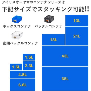 B-13R ボックスコンテナ ブルー アイリスオーヤマ 容量12.1L 耐荷重12