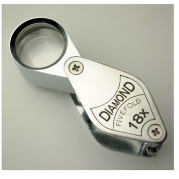 7011 宝石用 ルーペ 18倍 17mm 1個 I.L.K(池田レンズ工業) 【通販