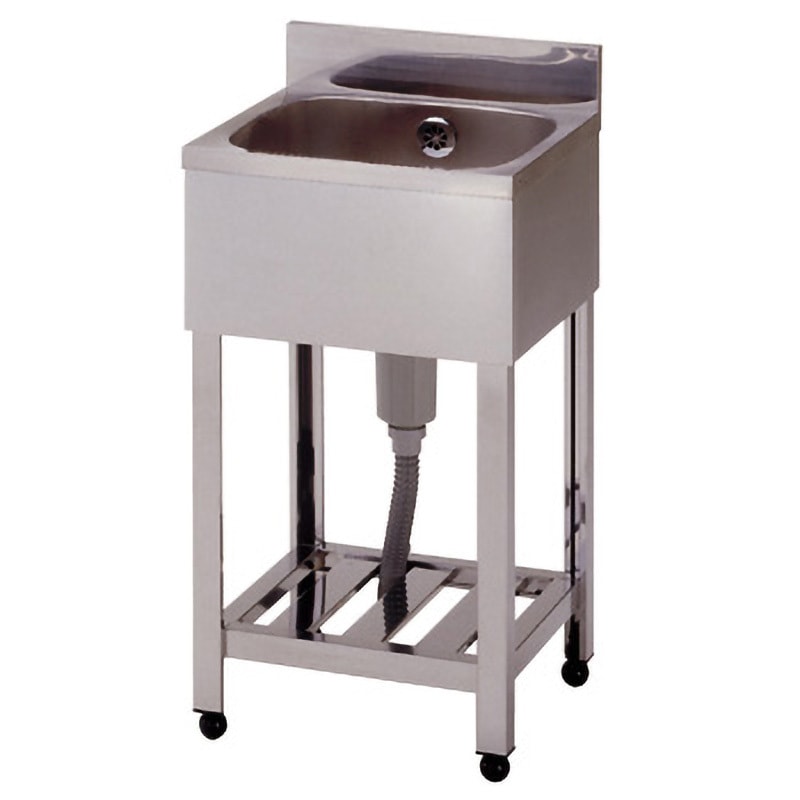 KP1-600 一槽シンク(SUS430) 東製作所 奥行450mm間口600mm高さ800mm 1