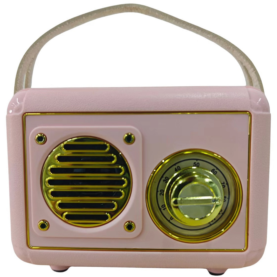 FT-BT20-PK レトロFM・ブルートゥーススピーカー PASSON ピンク色 FT