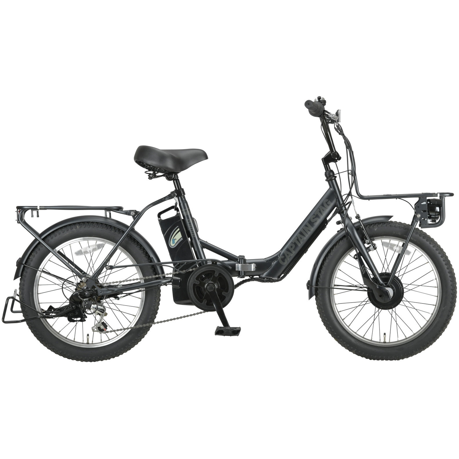 YG-1502 eバーギー電動折りたたみ自転車20インチ 外装6段 1台 CAPTAIN