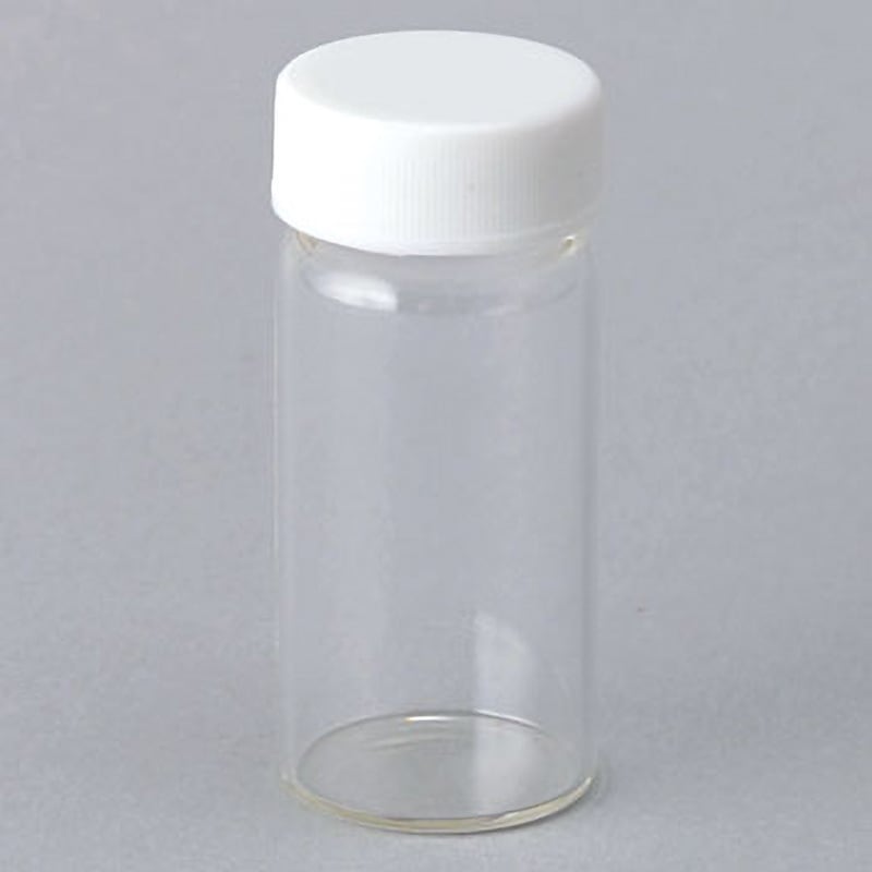 SV-30 ねじ口管びん NEG(日電理化硝子) 30mL PP白キャップ付き 1パック