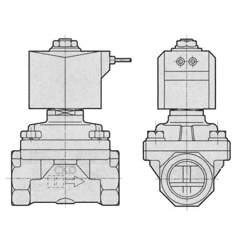 APK11-15A-C4A-AC200V パイロットキック式2ポート電磁弁 通電時開形