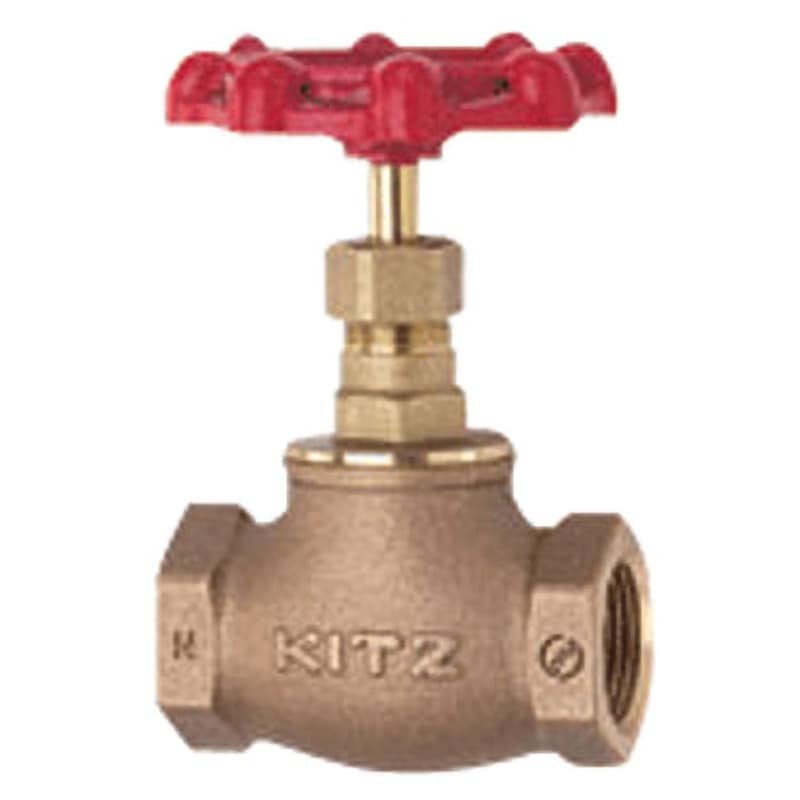 K-15A JIS 5K青銅製玉形弁(ねじ込み形)Kシリーズ KITZ(キッツ) 呼び径