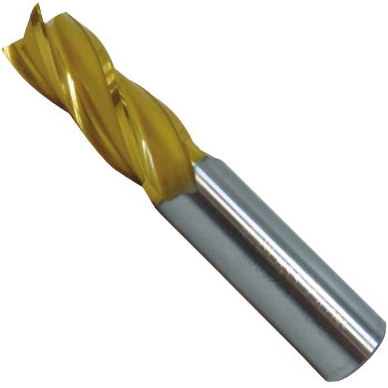 EX-TIN-EMS 20 コバルトハイススクエアエンドミル TiNコート 多刃