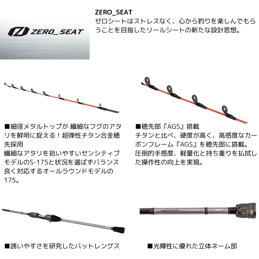 S-175・J 24 メタリア 湾フグ DAIWA(ダイワ)[船舶用品・漁業資材] 全長