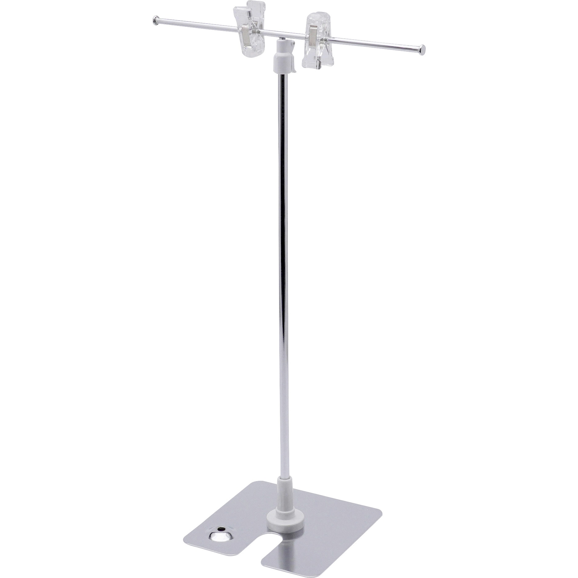 20737XXX スタンドポスター掛 友屋 クローム色 幅250mm奥行135mm高さ