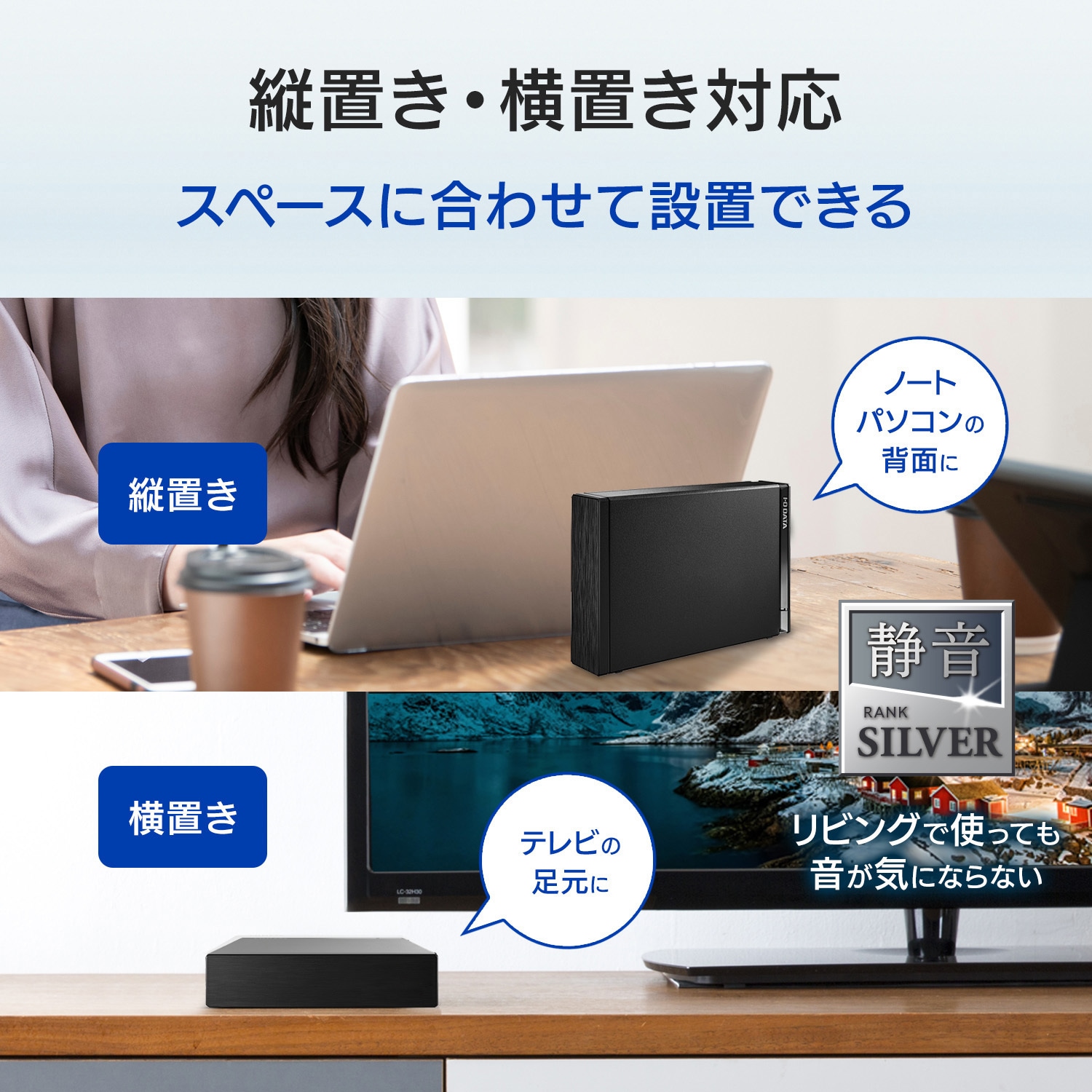 EX-HDD6UT テレビ録画&パソコン両対応 外付けハードディスク I ・O