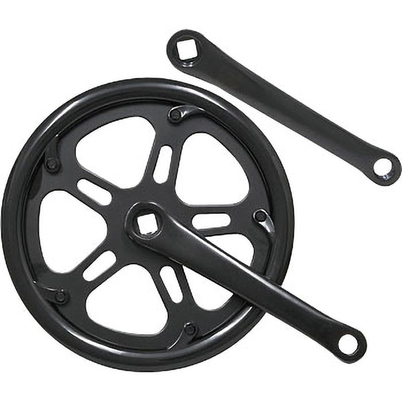 SXB-48 Wガードギヤクランクセット 48T GRK ブラック色 クランク長