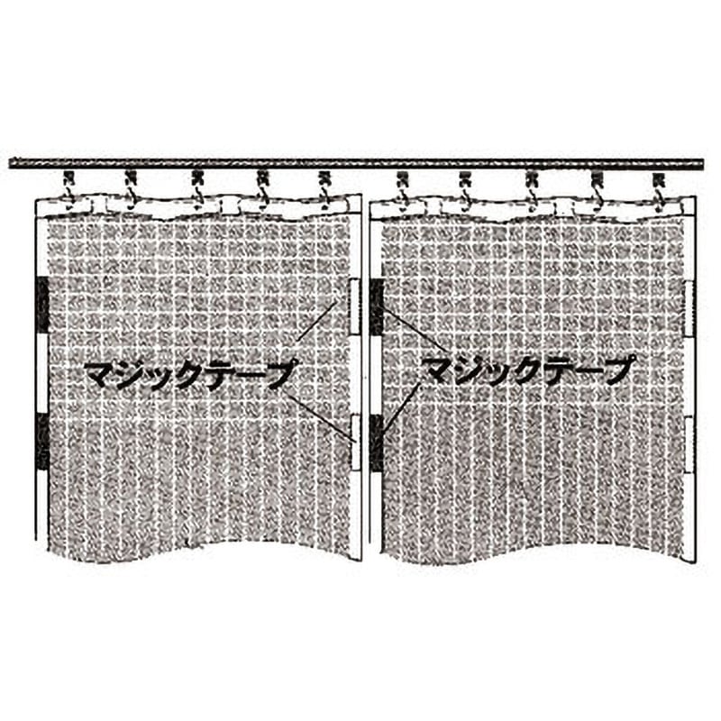 B-320 簡易間仕切りシート(防炎・制電タイプ) ユタカメイク ビニール