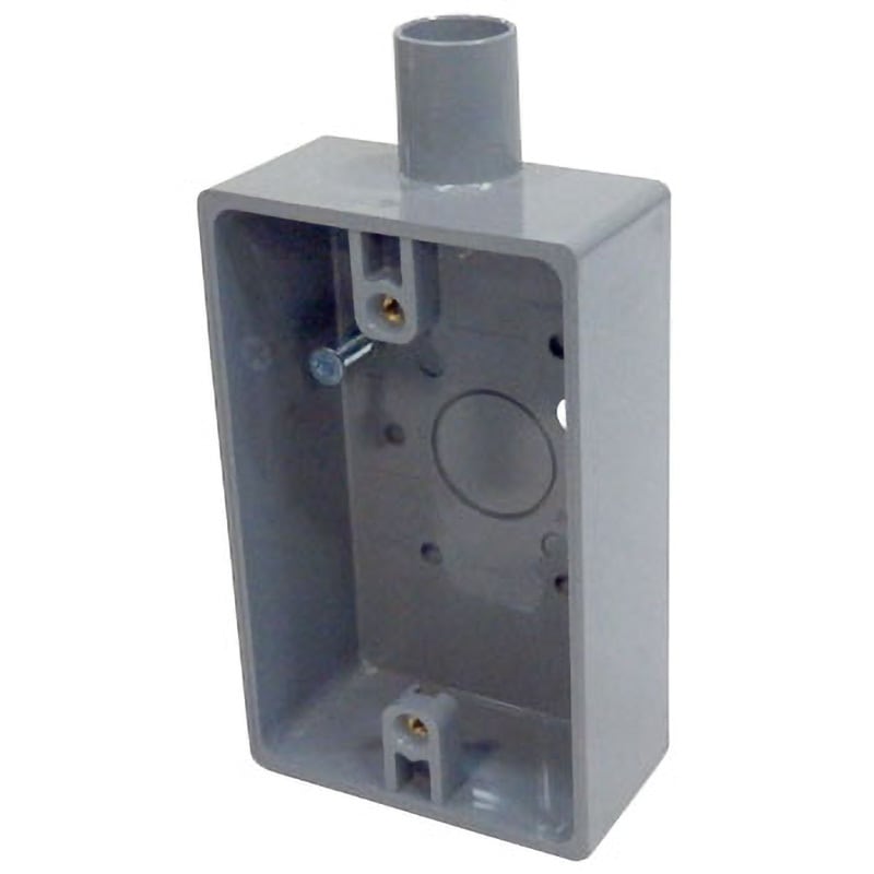 SW1-14 露出スイッチボックス 1ヶ用 未来工業 種類1方出 SW1-14