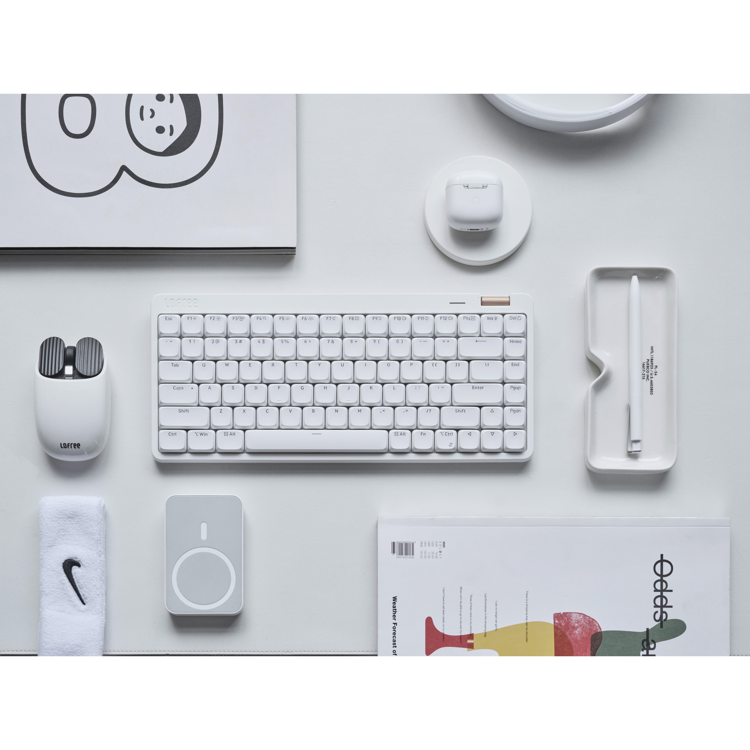 oe921w Flow Lite メカニカルキーボード 84キー Lofree 接続方式