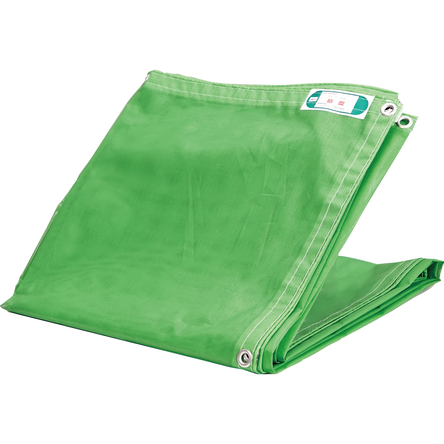 BM1854-GN 防炎メッシュシート TRUSCO 折り畳みタイプ グリーン色 幅