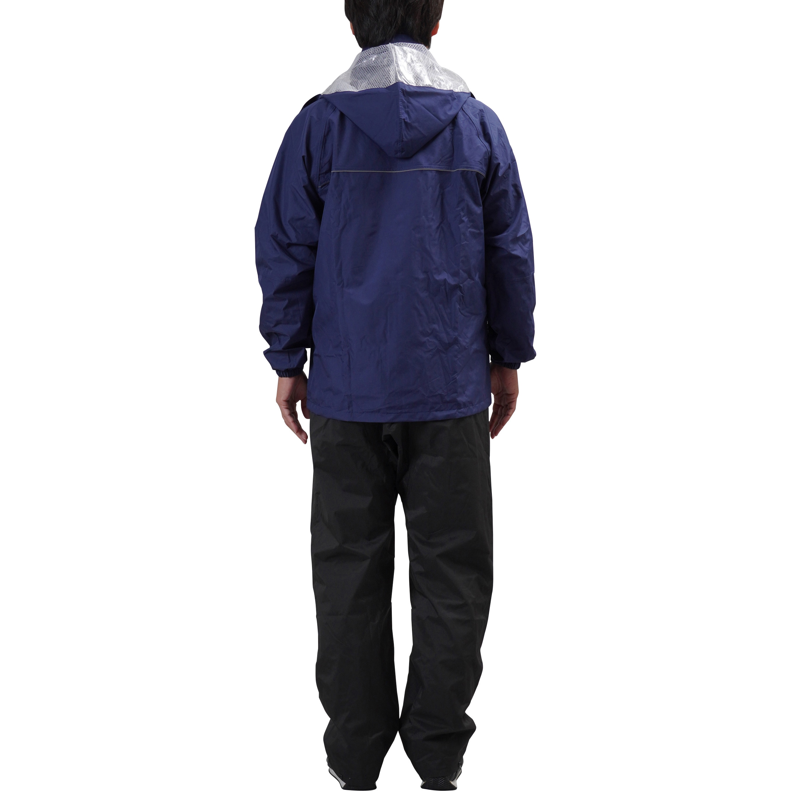 ネイビー/L レインスーツ 超透湿 モノタロウ サイズL - 【通販モノタロウ】