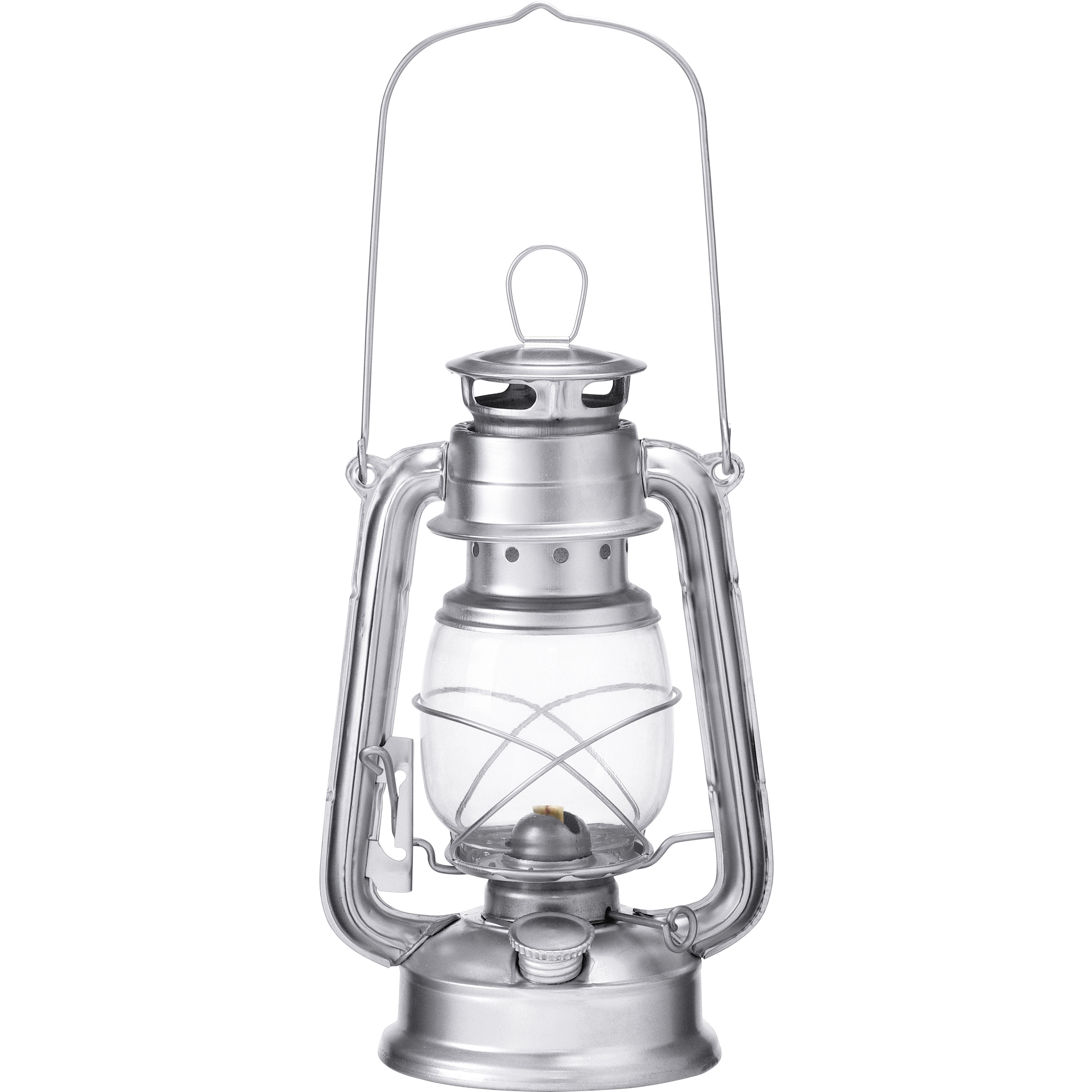 SJ574-00-00SI オイルランタンロゴ入り カメヤマ 容量200mL シルバー色