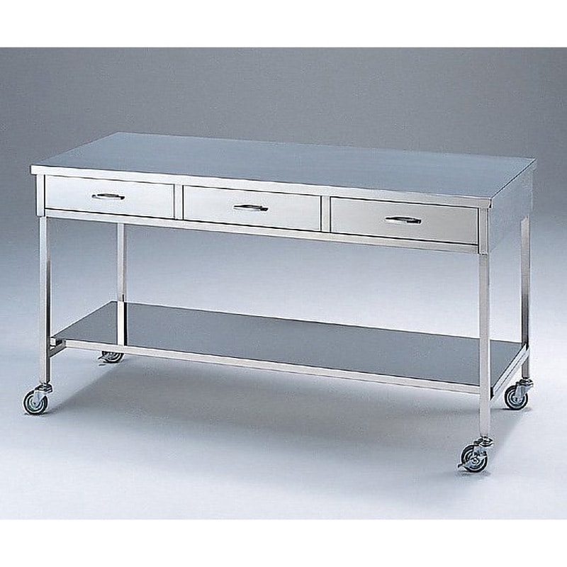 A-1800 ステンレス作業台(引出し付) アズワン 引出し数4個 幅1800mm