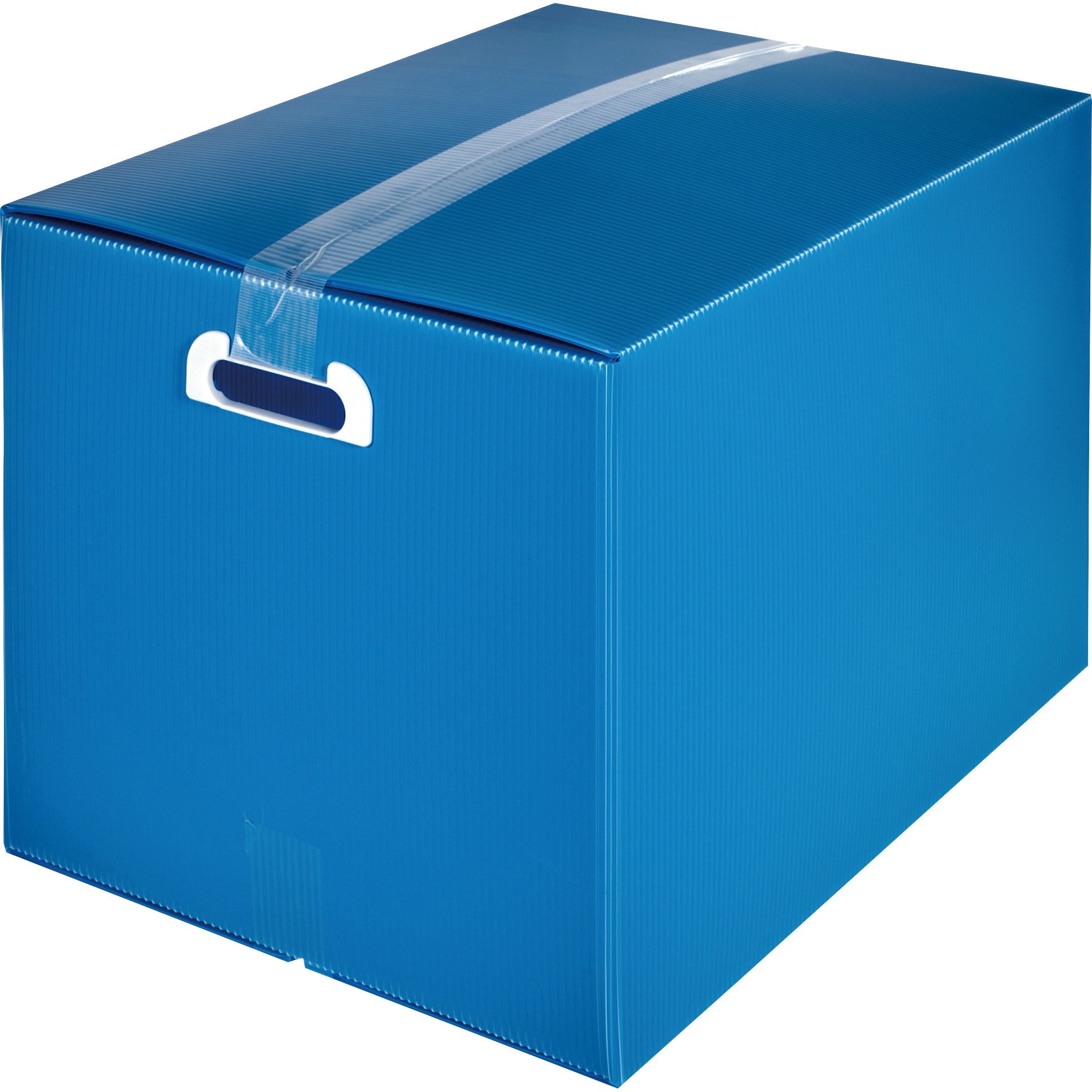 TDP-A3-5B ダンボールプラスチックケース TRUSCO A(みかん箱) ブルー色