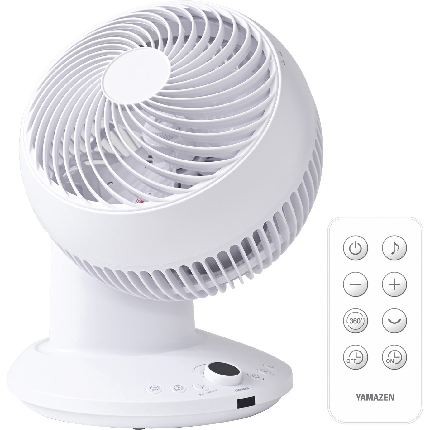 YAR-CD20ES(W) サーキュレーター 首振り360度 DCモーター 全分解